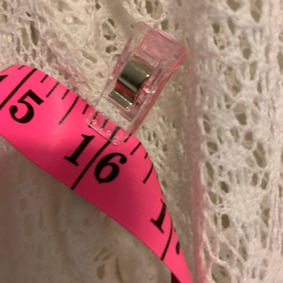 Divided White Lace Dress - Picture 8 of 9